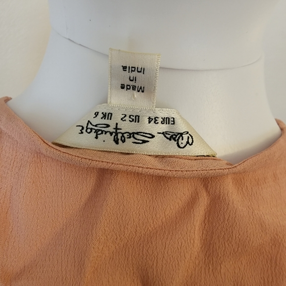 Miss Selfridge Embroidered Wrap Dress - Picture 8 of 8